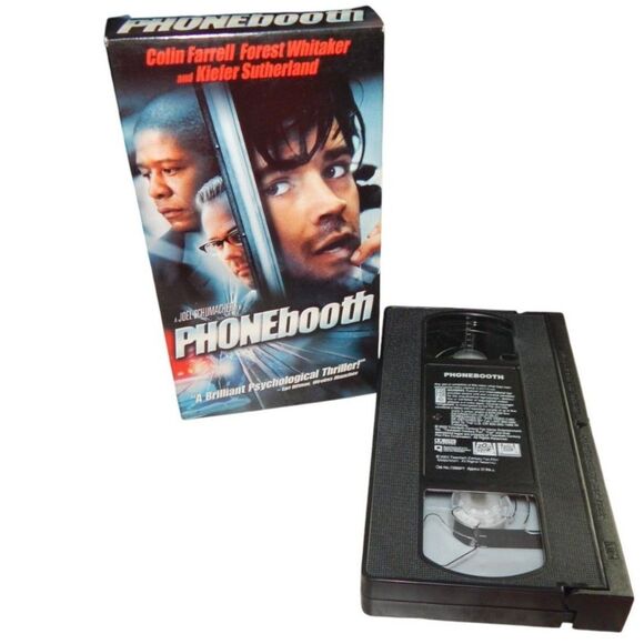 PHONEBOOTH vintage VHS Colin Farrell Forest Whitaker Kiefer Sutherland - Picture 2 of 6